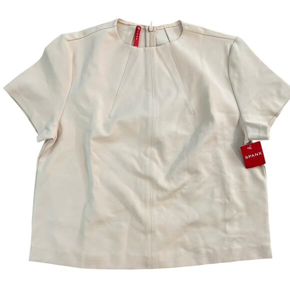 Spanx Pale Pink The Perfect Funnel Top - Size L - NWT - Picture 2 of 6